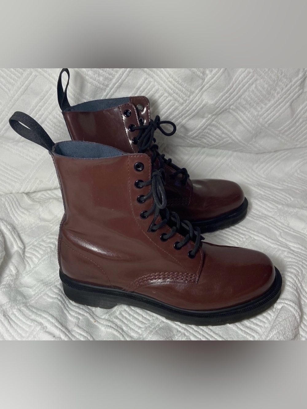 Dr Martens Pascal Petrol Combat moto Boots
